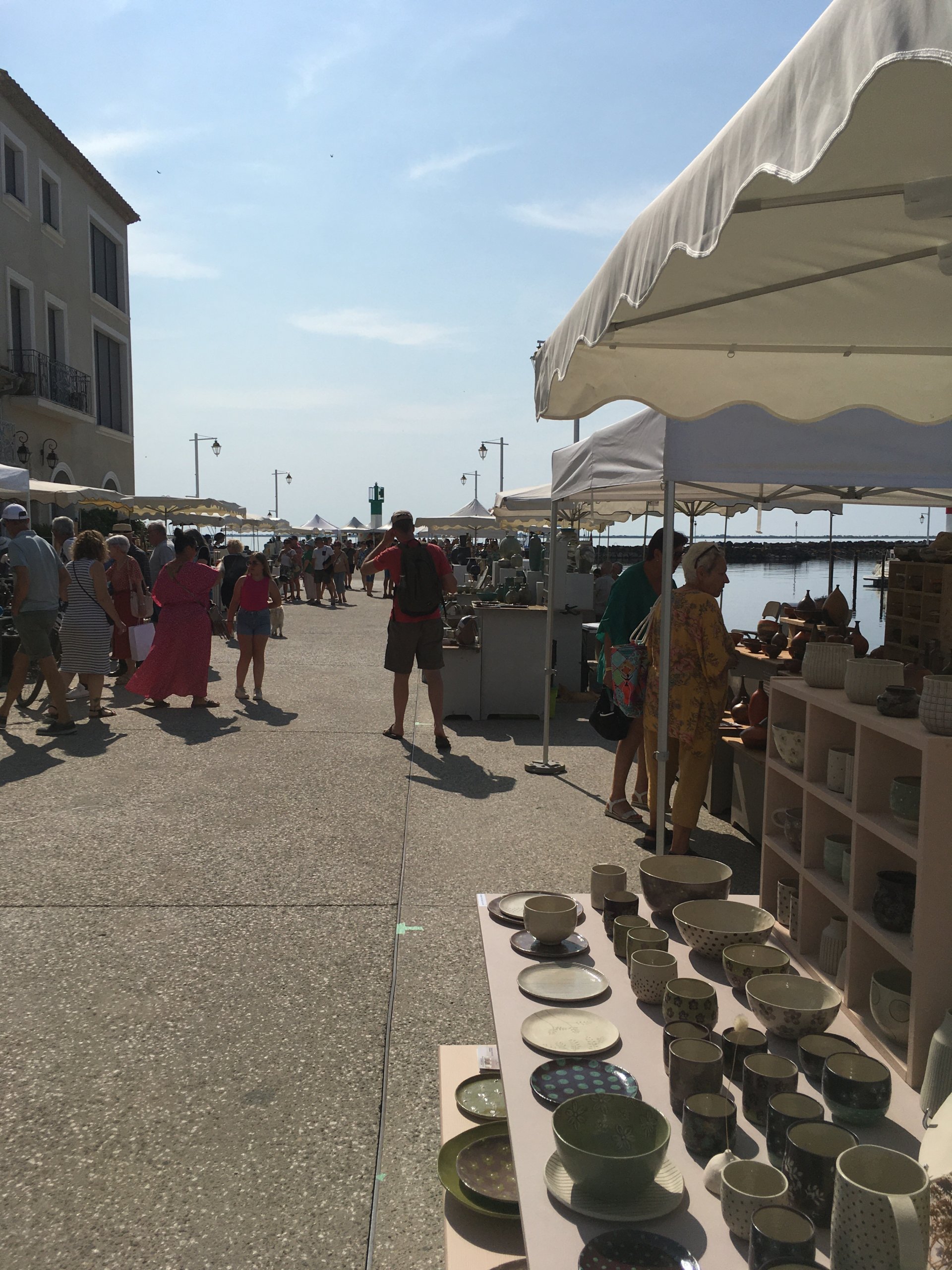 Marché de potiers de Marseillan