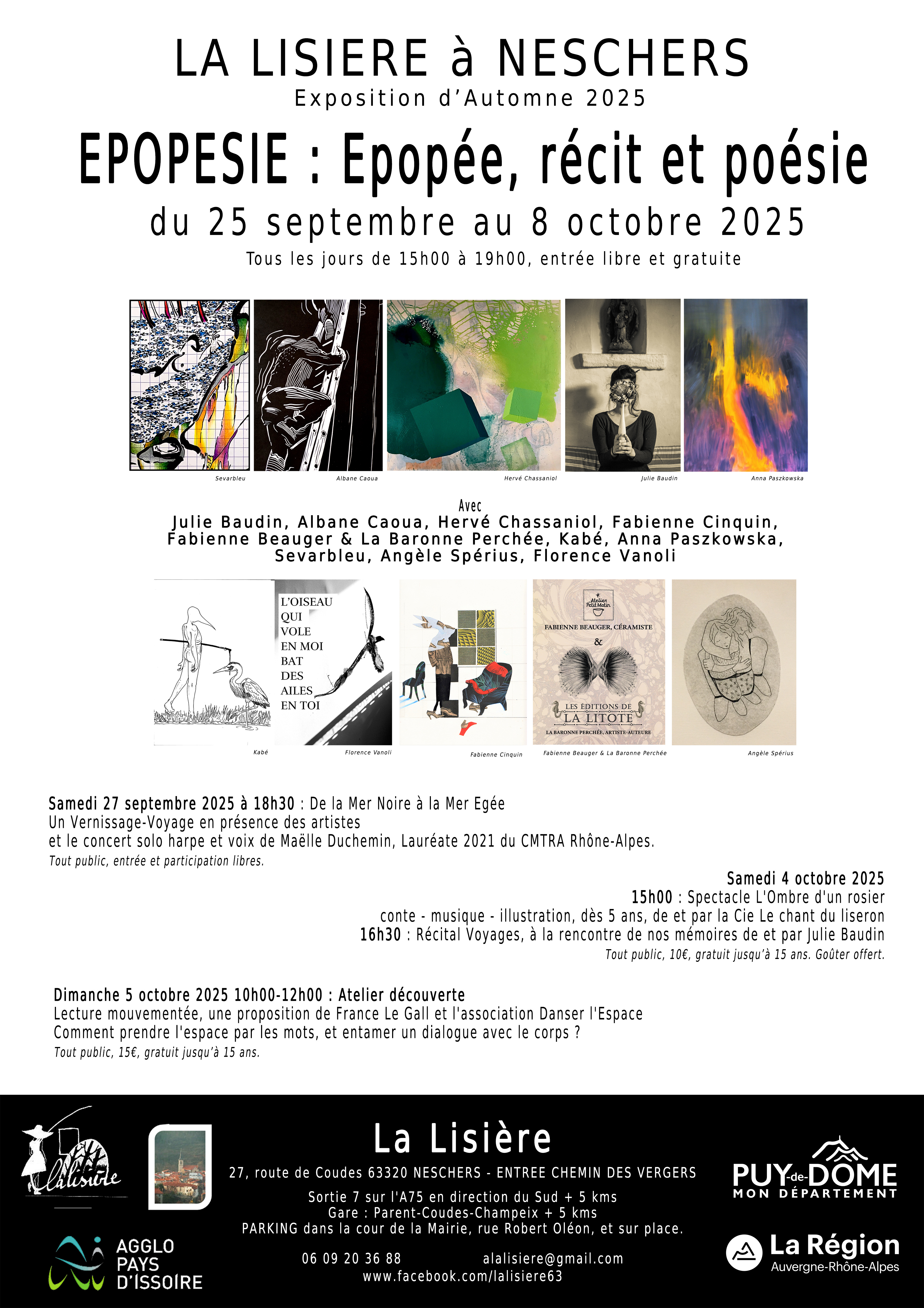 AFFICHE GENERALE LISIERE EPOPESIE automne 2025 - 3