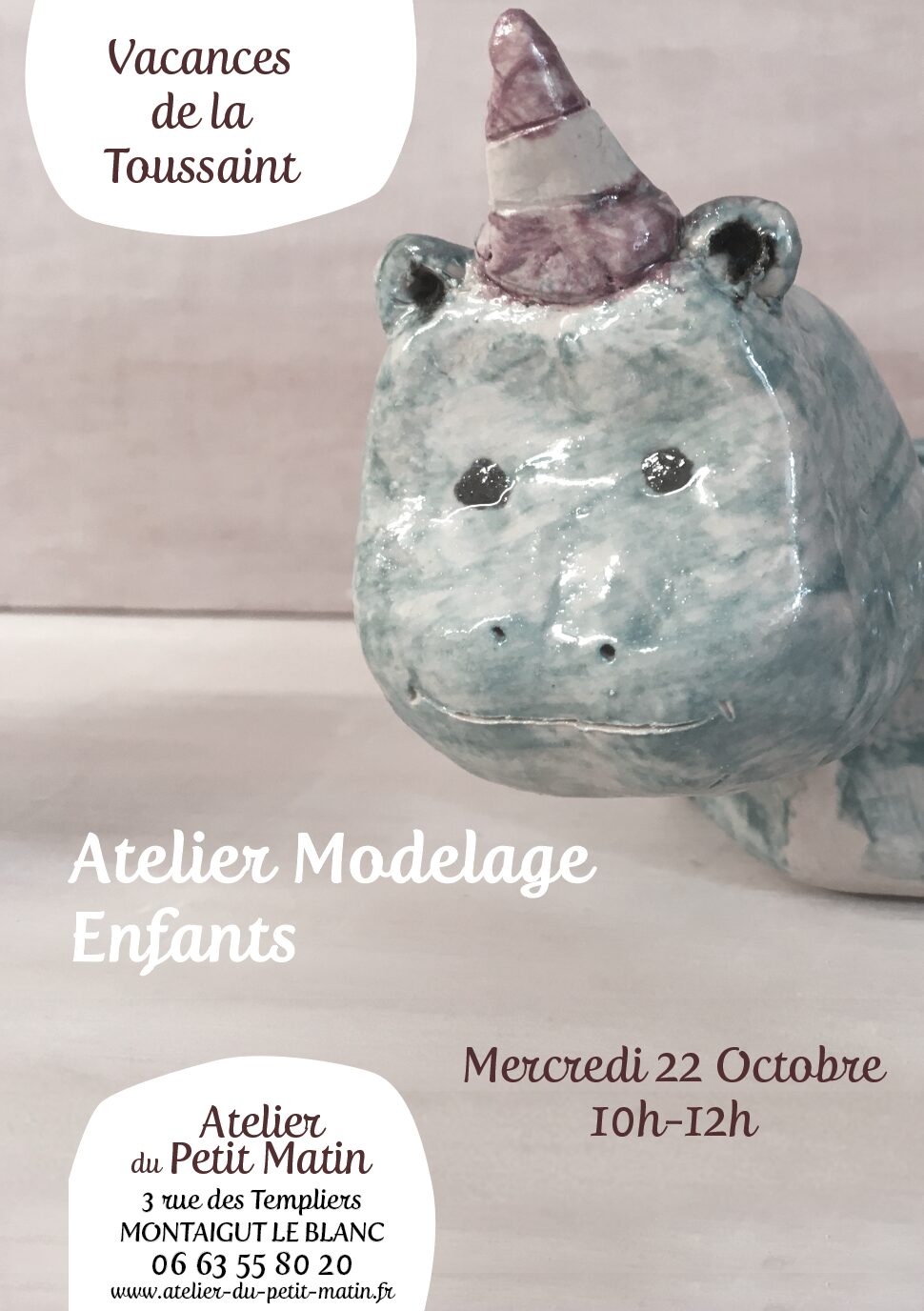 Atelier modelage enfants